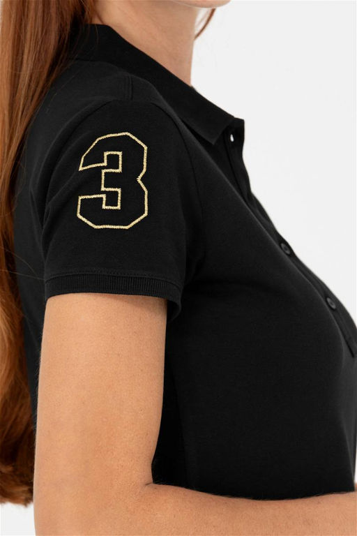 U. S. Polo Assn Женское черное трикотажное платье - U.s. polo assn фото 14