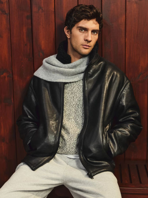 Дубленка из экокожи / Zarina