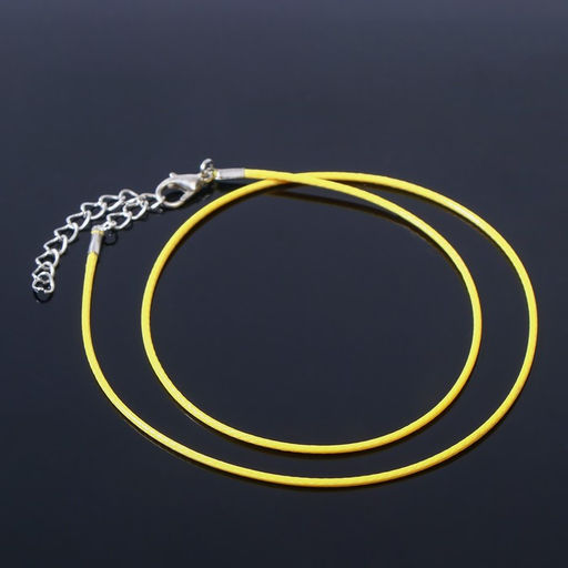 Цена за 100 шт. Шнурок текстильный, фасовка 100 шт. 45 см с удлинителем 5 см, МИКС