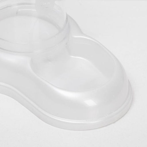 Автопоилка/автокормушка 0,6 л, белая перламутр - Пижон фото 6