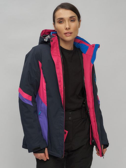 Горнолыжный костюм женский темно-синего цвета 02201TS - Chunmai фото 20