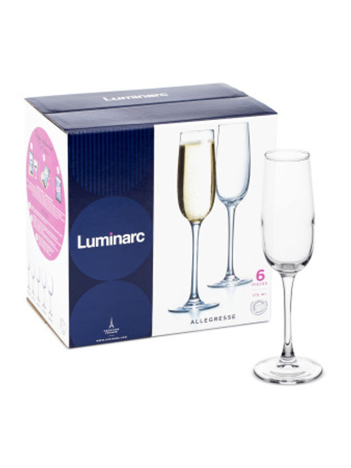 Набор фужеров для шампанского АЛЛЕГРЕСС 6шт 175мл