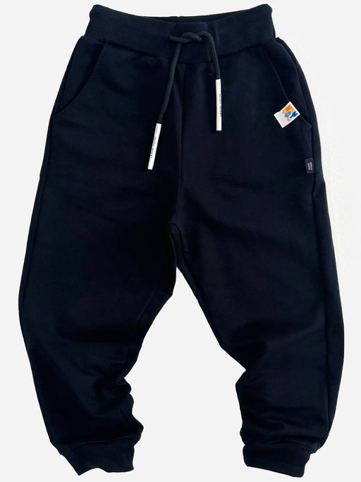 Брюки для мальчика штаны спортивные 22-0509 черный|красный - Mini maxi фото 12