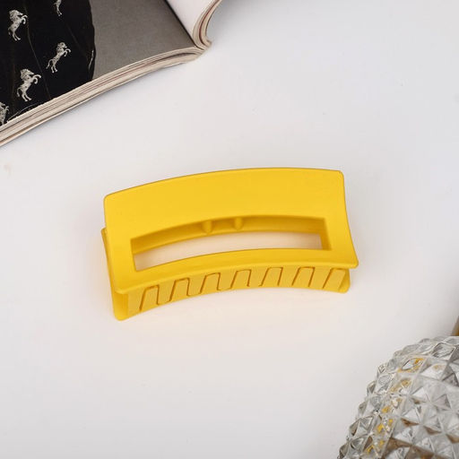 Цена за 12 шт. Крабик для волос «Матовый», классика, 7 см, МИКС