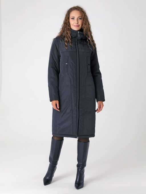 24401 Пальто т.синий