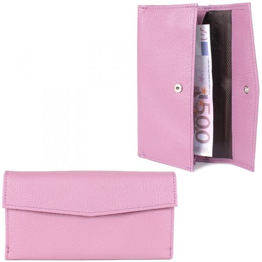 Портмоне женское Croco-ПР-954 натуральная кожа 3 отд, 17 карм, сирень флотер (119) 208546