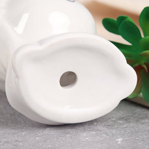 Кашпо 8х7x10 см Девочка / WN12 /уп 100/ белое - Галеонтрейд фото 5