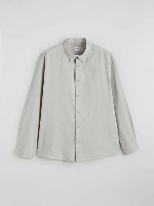 Regular Fit Uzun Kollu Gabardin Erkek G?mlek