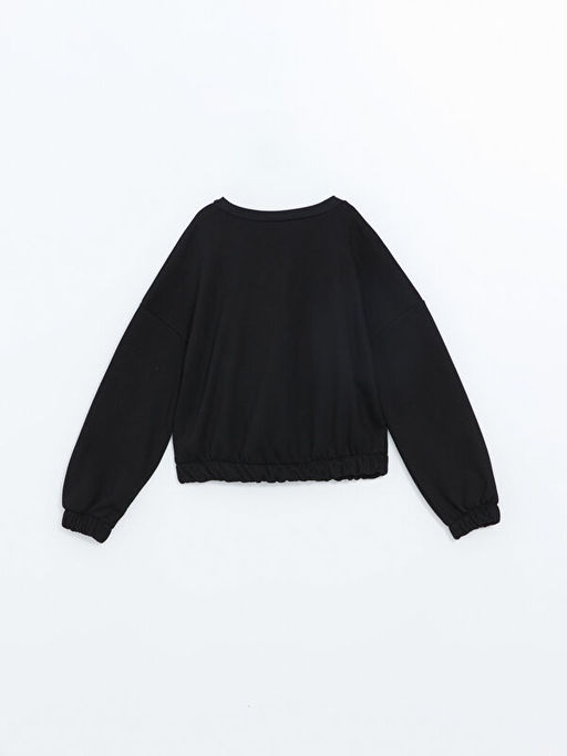 Bisiklet Yaka K?z ?ocuk Sweatshirt - Waikiki фото 3