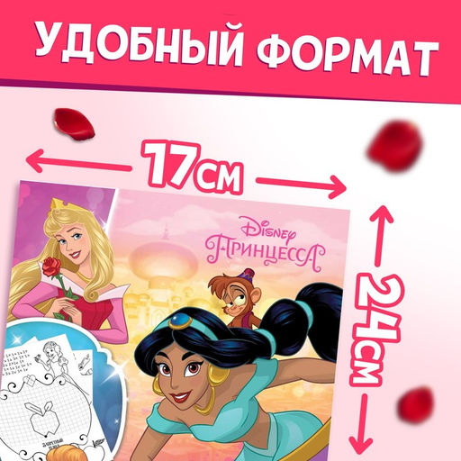 Цена за 2 шт. Графические диктанты, 24 стр., 17×24 см, Принцессы