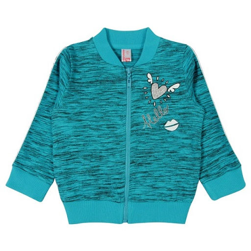 CRB wear/CSK 62371 Куртка для девочки, морская волна/Ex.Cherubino  фото 2