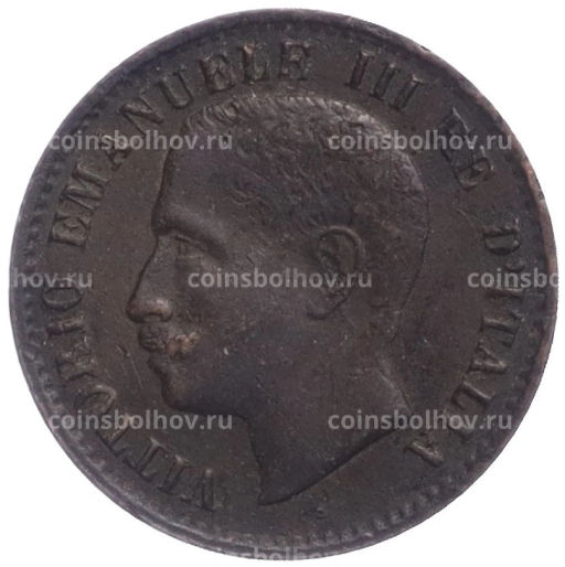 Монета 1 чентезимо 1904 года Италия