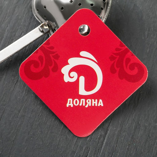 Цена за 2 шт. Ситечко для чая Доляна Сердце, 14.5?4 см, нержавеющая сталь, серебристое