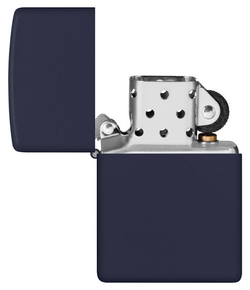 Зажигалка ZIPPO с темно-синем матовым покрытием | Navy Matte 239  фото 4