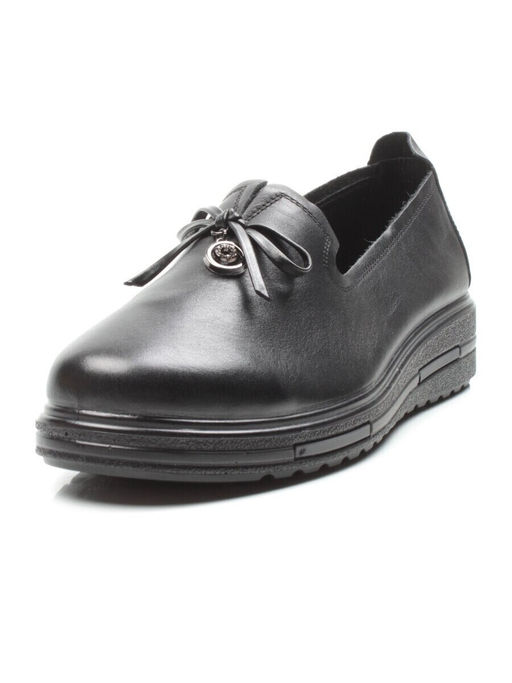 03-5071 BLACK Полуботинки женские (натуральная кожа)