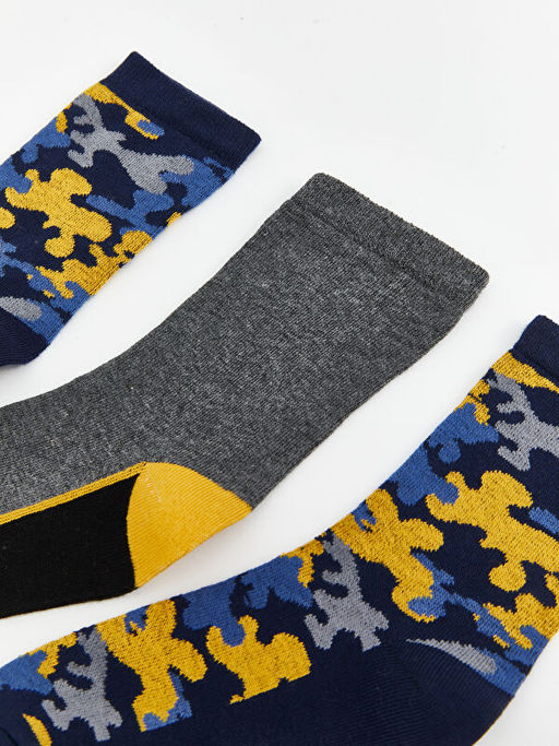 Desenli Erkek ?ocuk Soket ?orap 5li - Waikiki фото 2