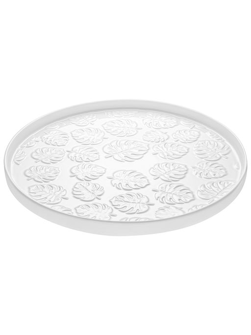 Блюдо-поднос 28*28*2 см Тропики с бортиком, фарфор - Elan gallery фото 12