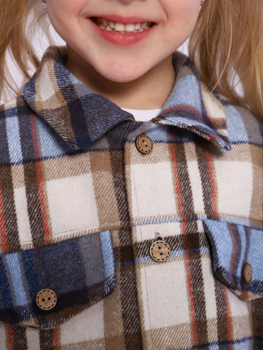 РБ012 Рубашка "Бавария" 3 (голубой; коричневый)