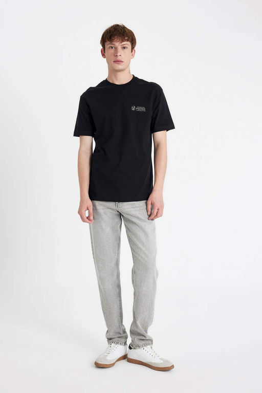 Star Wars Regular Fit Bisiklet Yaka S?rt Bask?l? K?sa Kollu Tisort - Defacto фото 4