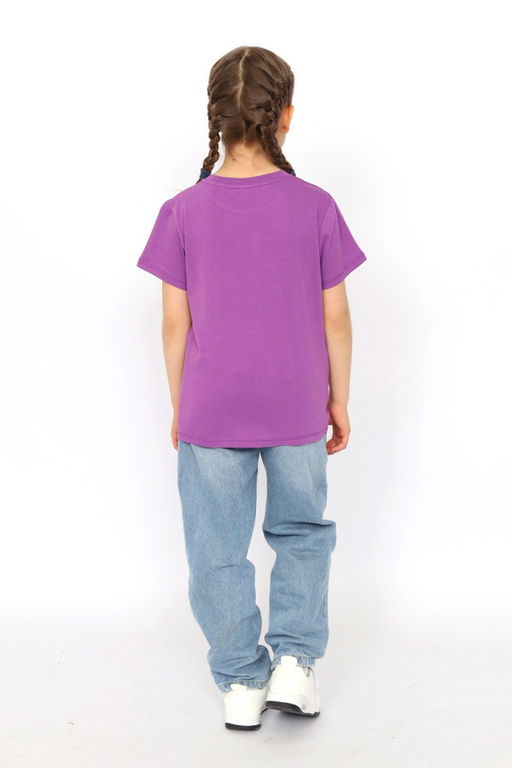 CRB wear/ HSJG 63847-44 Футболка для девочки,фиолетовый/Ex.Cherubino  фото 5