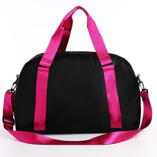 Сумка спорт Мечта укажет путь 40*25*18, отд на молн, дл ремень, черный цвет - NAZAMOK KIDS фото 4