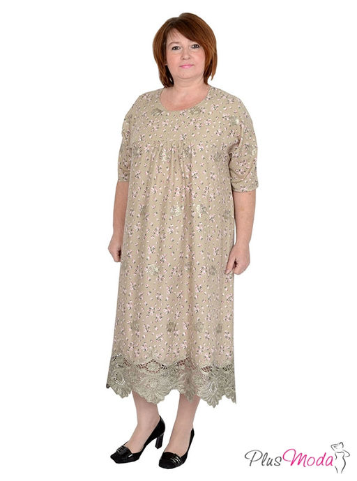 Платье Модель №594 размеры 44-82 - Plusmoda фото 3