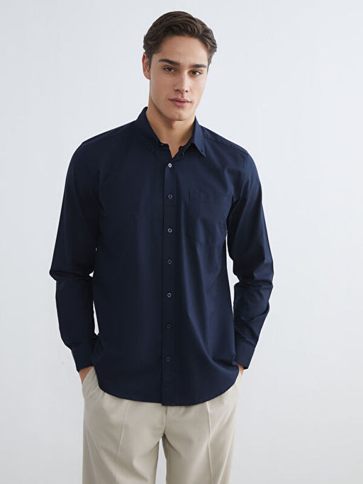 Regular Fit Oxford Erkek G?mlek