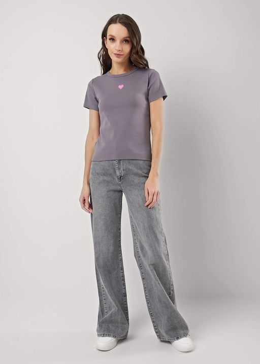 CLE Футболка жен. 256673р_п серый - Clever wear фото 4