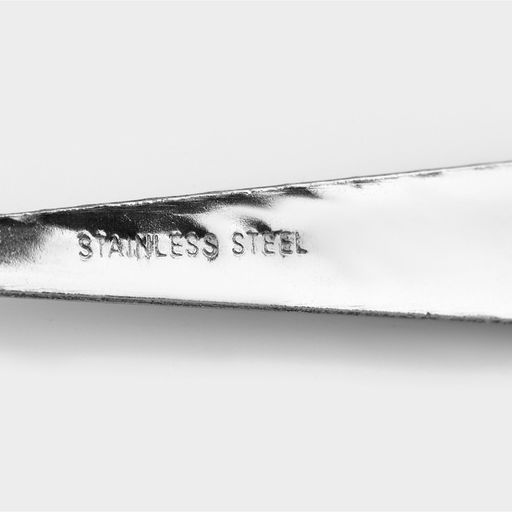 Набор ложек столовых из нержавеющей стали Доляна Колосок, длина 19 см, толщина 2 мм, 6 шт, цвет серебряный  фото 6