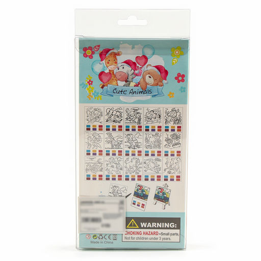 Водная раскраска Животные, с кисточкой и мольбертом - Simaland фото 6