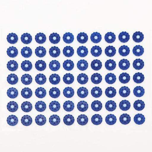 Цена за 2 шт. Аппликатор «Кузнецова», 70 колючек, пленка, 23×32 см, синий.