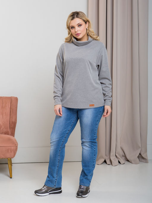 Джемпер 1308 серый - Novita фото 5