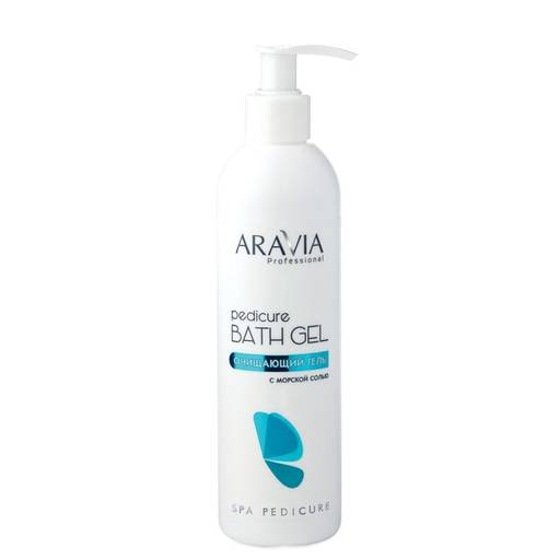"ARAVIA Professional" Очищающий гель с морской солью "Pedicure Bath Gel", 300 мл./16