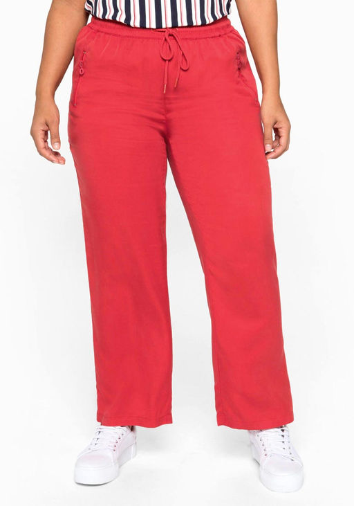 Брюки, красные - Sheego фото 7