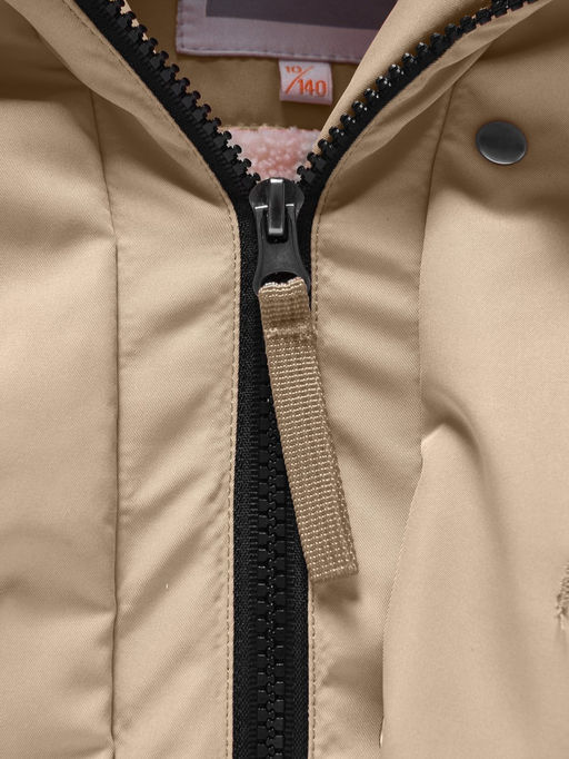 Парка зимняя подростковая для девочки бежевого цвета 9342B - Valianly фото 5