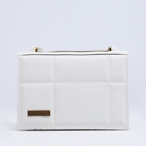 Сумка-мессенджер на магните, цвет белый