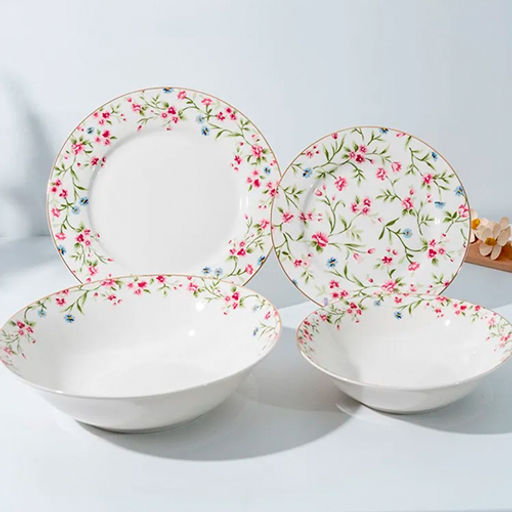 Набор столовый Софи, 19 предметов (нью бон) (ПС0028-03) /Jewel/