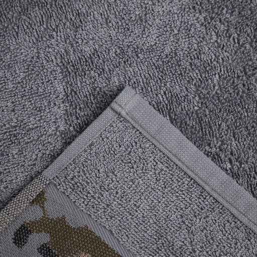 Полотенце махровое Love Life Милитари 30?60 см, цв. графит, 100% хлопок, 360 г/м?