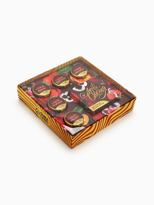 Подарочный набор Любви и счастья: крем-мёд 30 г ? 5 шт., чай с лесными ягодами 50 г - Фабрика счастья фото 10