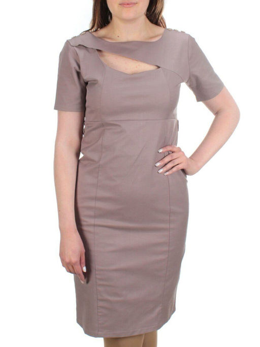 8016 BEIGE Платье женское