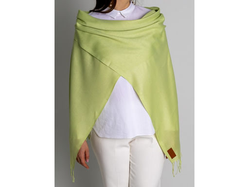 Палантин облегченный Pashmina Lanotti/светло-зеленый
