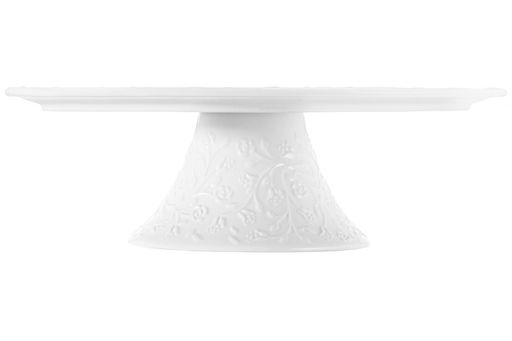 Блюдо для торта на ножке 25,5*25,5*8 см Веточки-цветочки - Elan gallery фото 5