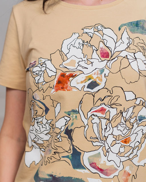 Футболка из хлопка FPP018 - Sahar art lab фото 11