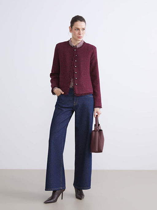 Bisiklet Yaka Kad?n Ceket