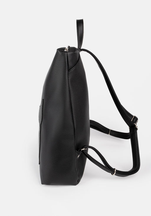 Рюкзак Модель №1307 | кожзам | гладкий | черный | Р929-1 | 33983 - L-craft фото 3