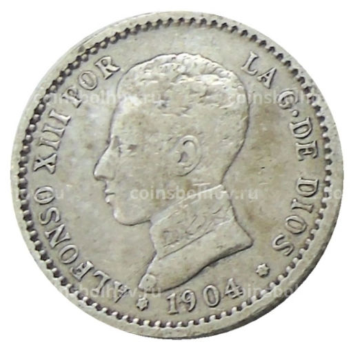 50 сентимо 1904 года Испания