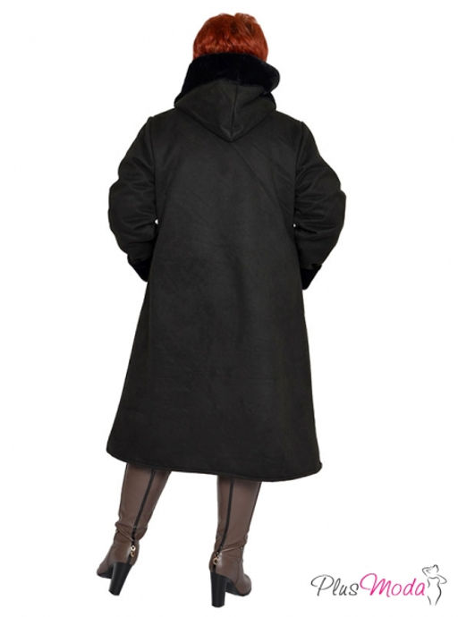 Жакет-дубленка Модель №1447 размеры 44-84 - Plusmoda фото 8