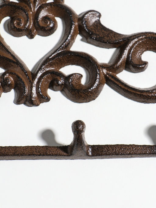 Крючки декоративные "Сердце с узорами" 31х15х3,4 см