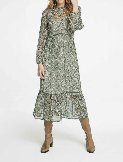 Платье, зеленое - Linea tesini фото 5