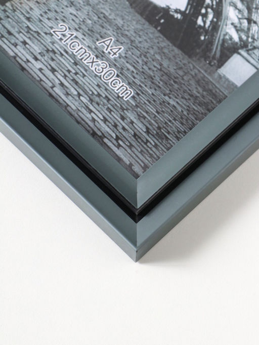 Фоторамка пластик формат А4 см "Остин" серый графит 33,5х24,5х1,5 см
